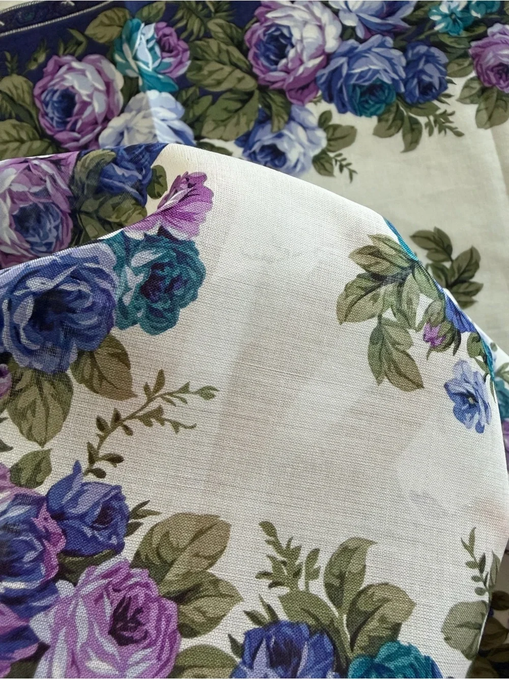 2 Yves Saint Laurent Cotton Neckerchiefs/Bandanas
